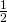 Rendered by QuickLaTeX.com \frac{1}{2}